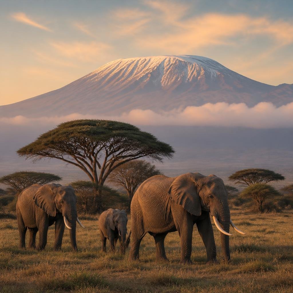 Amboseli with Mount Kilimanjaro