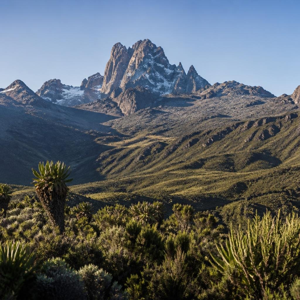 Mount Kenya landscape