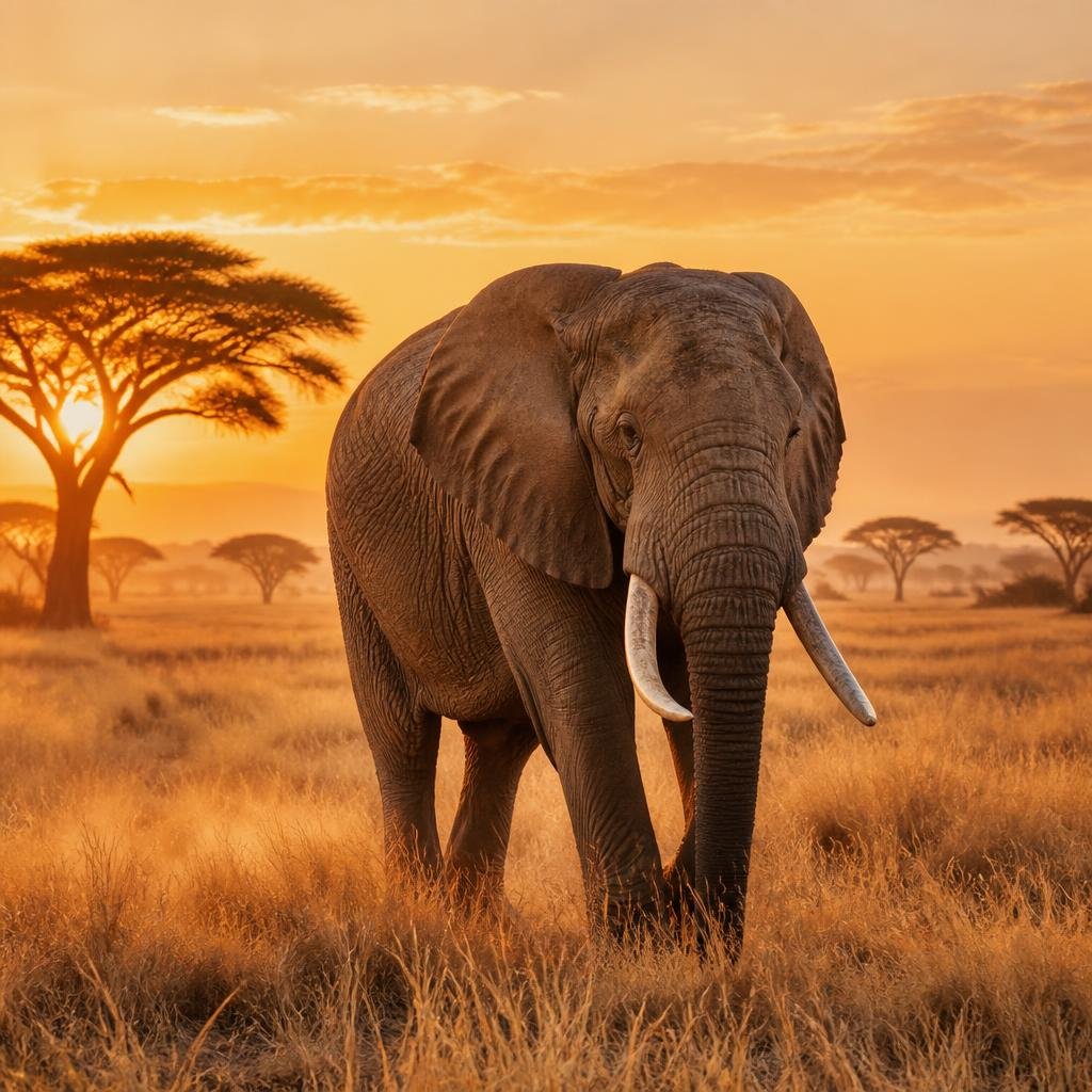 Kenya safari elephant