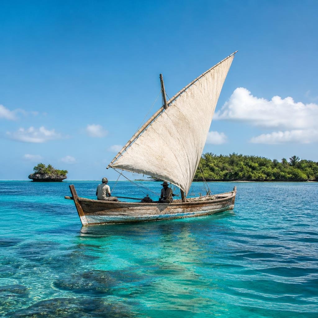Wasini Island marine scene